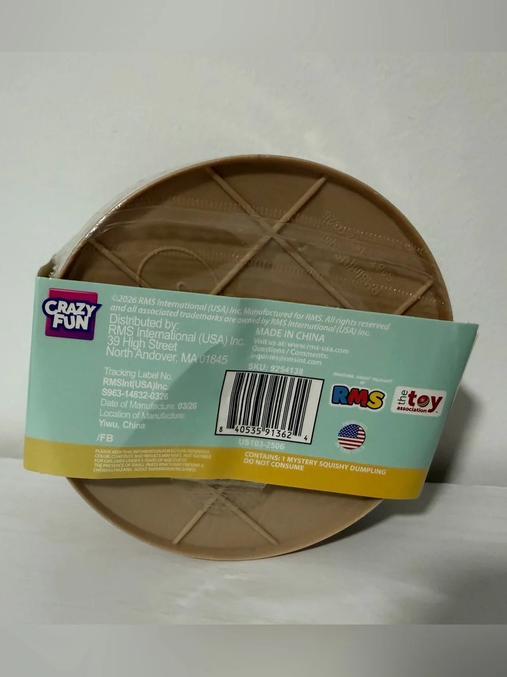 RMS Mystery Dumpling Stuffed Bun Edition Crazy Fun Squishy SEALED, FAST SHIPPING